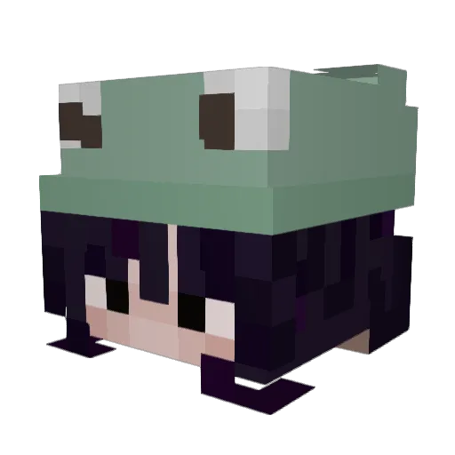 Its_Kat18 Minecraft avatar head, 3D render