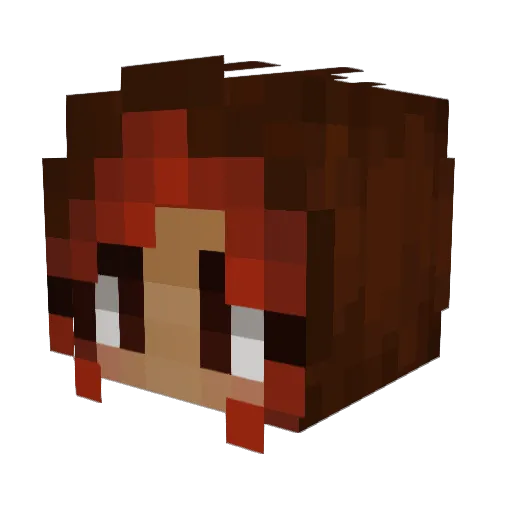 Its_Kaya Minecraft avatar head, 3D render