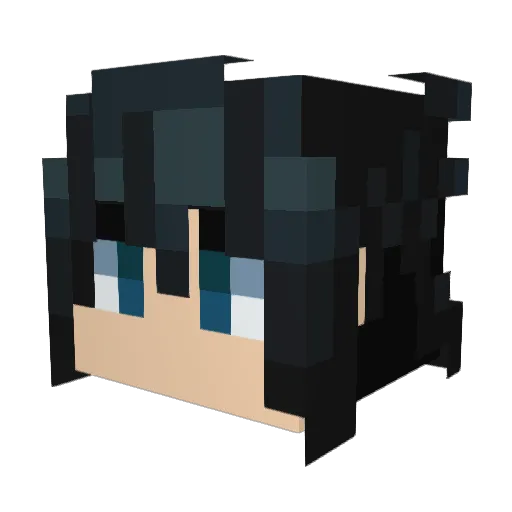 Its_Kevster Minecraft avatar head, 3D render