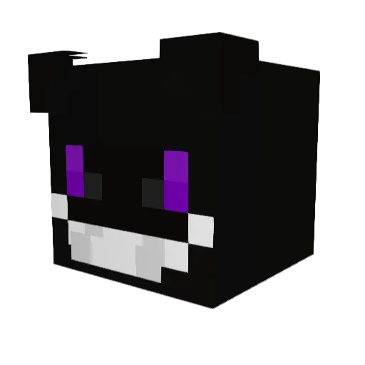 Its_Lich Minecraft avatar head, 3D render