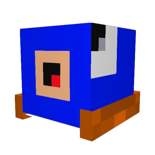 Its_ME1 Minecraft avatar head, 3D render