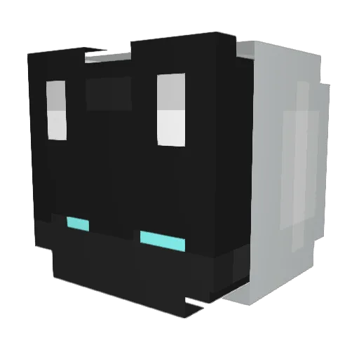 Its_MILO Minecraft avatar head, 3D render