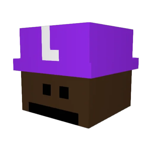 Its_Marvel Minecraft avatar head, 3D render