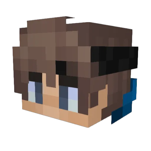 Its_Mattech Minecraft avatar head, 3D render