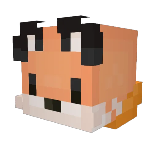 Its_Mildus Minecraft avatar head, 3D render