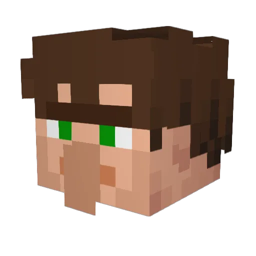 Its_Mr_0G Minecraft avatar head, 3D render