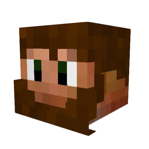 Its_ND Minecraft avatar head, 3D render