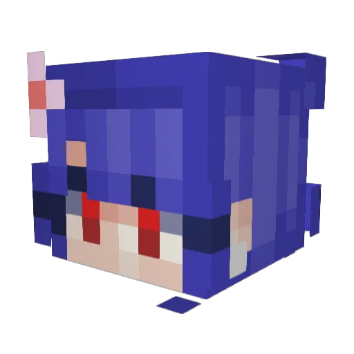 Its_Noralight Minecraft avatar head, 3D render