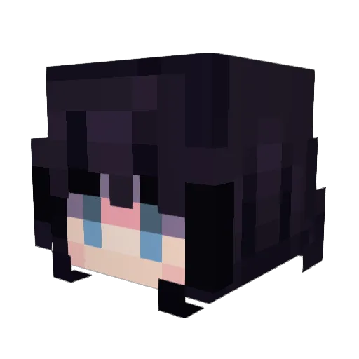 Its_Not_Ari Minecraft avatar head, 3D render