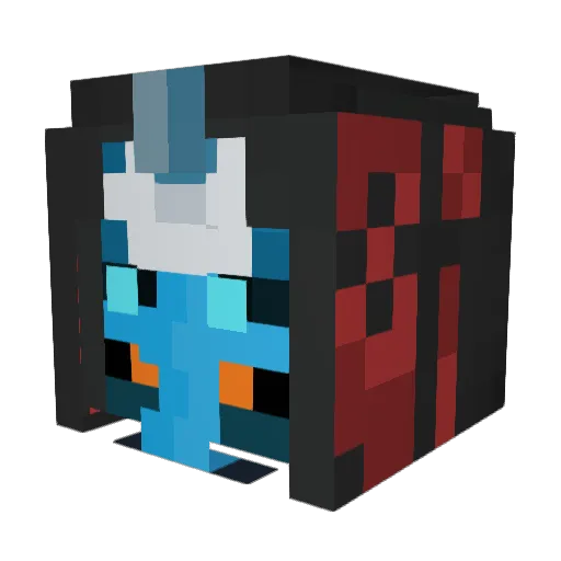 Its_Nye Minecraft avatar head, 3D render