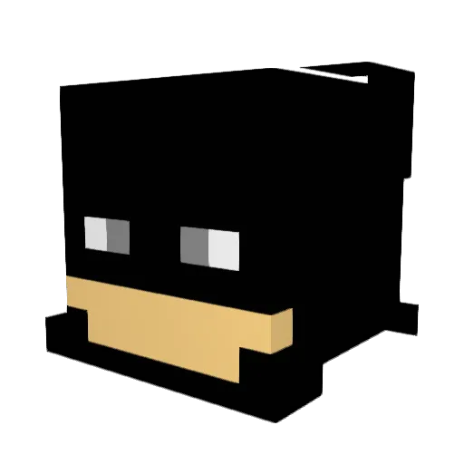 Its_PK Minecraft avatar head, 3D render