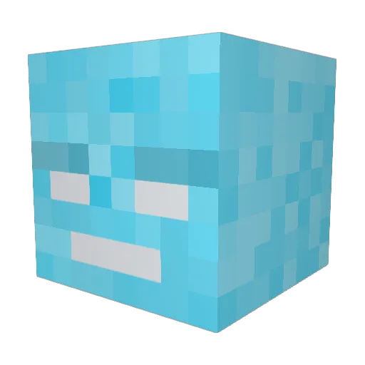 Its_Ranger Minecraft avatar head, 3D render