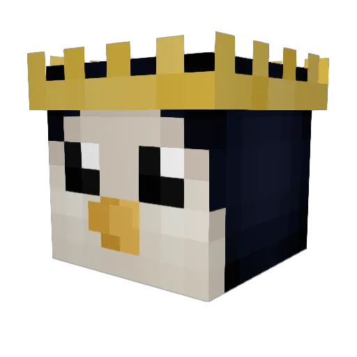 Its_Salty Minecraft avatar head, 3D render