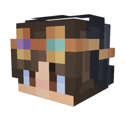 Its_Scavenger Minecraft avatar head, 3D render