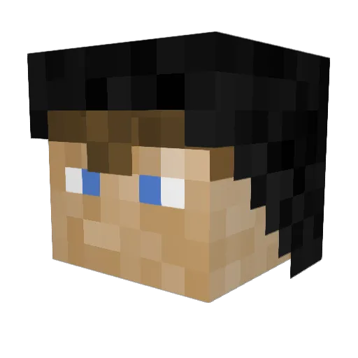 Its_Shinyx Minecraft avatar head, 3D render