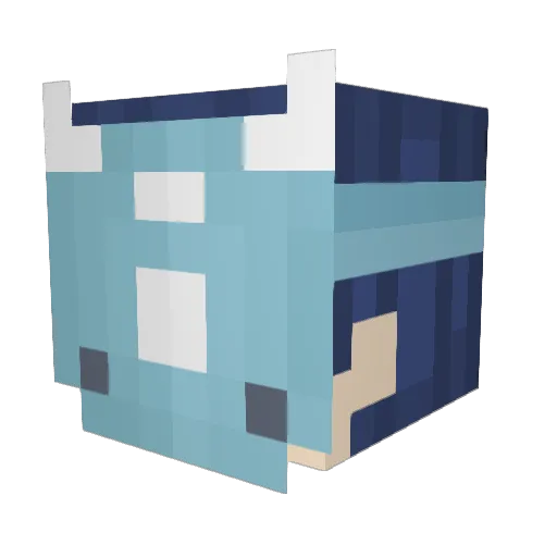 Its_Skits Minecraft avatar head, 3D render