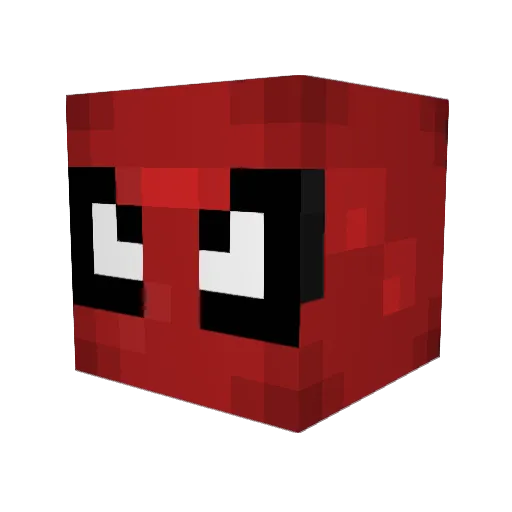 Its_SpiderCraft_ Minecraft avatar head, 3D render