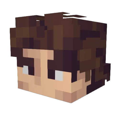 Its_Spidey Minecraft avatar head, 3D render