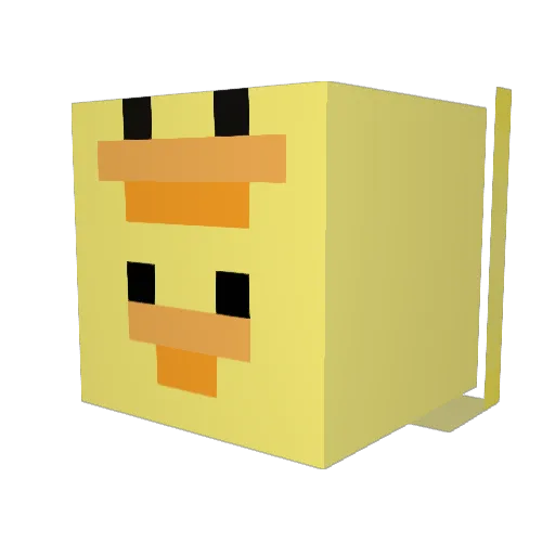 Its_Teeler Minecraft avatar head, 3D render