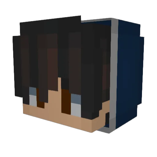 Its_Thaithai Minecraft avatar head, 3D render