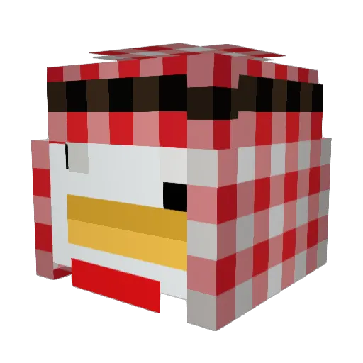 Its_Tr0pical Minecraft avatar head, 3D render