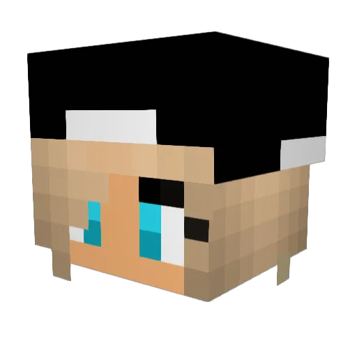 Its_amra Minecraft avatar head, 3D render
