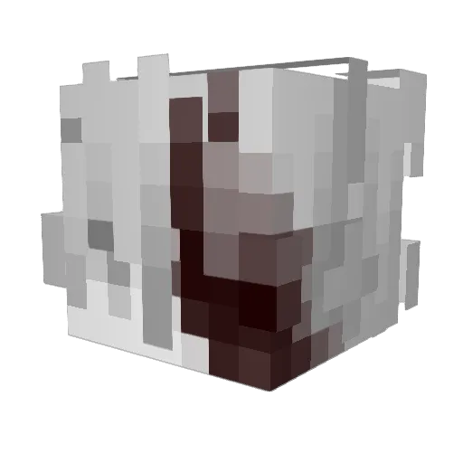 Its_ghxstt Minecraft avatar head, 3D render