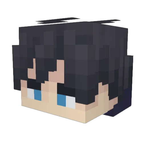 Its_kafka1 Minecraft avatar head, 3D render