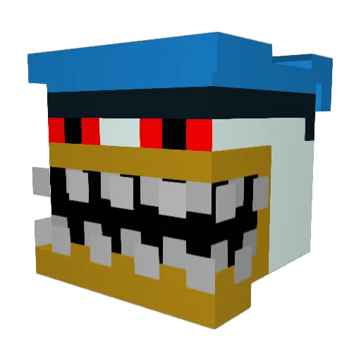 Its_lightskin Minecraft avatar head, 3D render