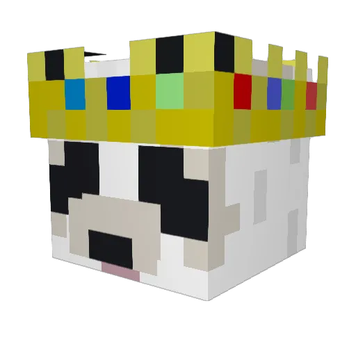 Its_panda_boi Minecraft avatar head, 3D render