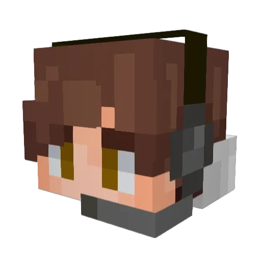 Its_sayef Minecraft avatar head, 3D render