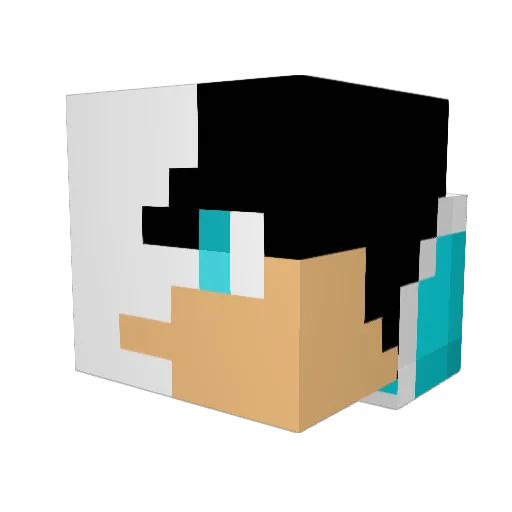 Its_zovo Minecraft avatar head, 3D render