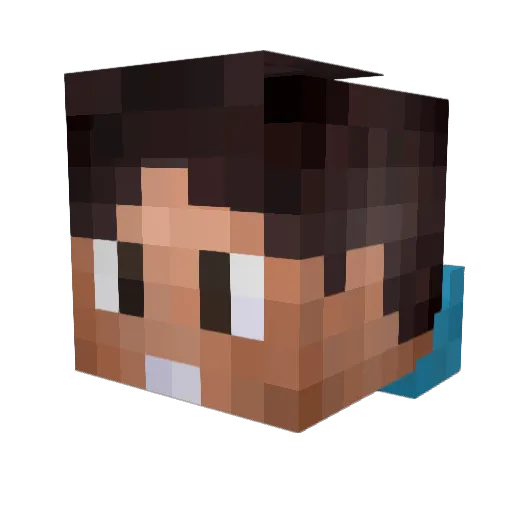ItsaGeorgeyboy Minecraft avatar head, 3D render
