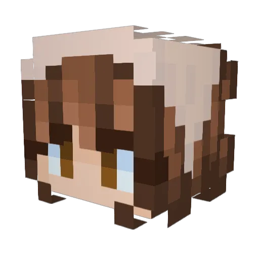 ItsaJayde Minecraft avatar head, 3D render