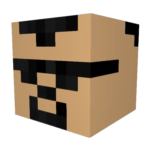 Itsalobsta Minecraft avatar head, 3D render