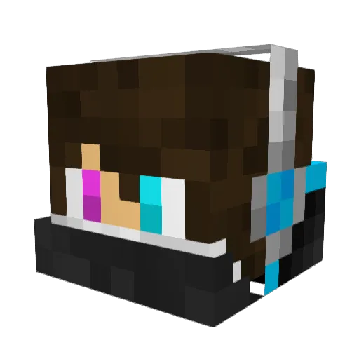 Itsbmoney90 Minecraft avatar head, 3D render