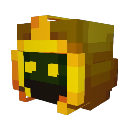 Itschicken12382 Minecraft avatar head, 3D render