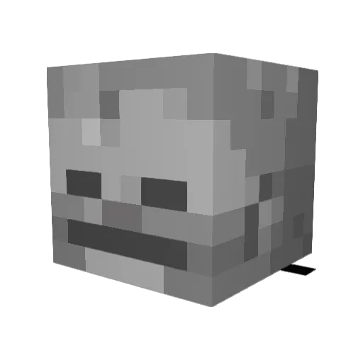 Itseli123 Minecraft avatar head, 3D render