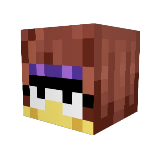 Itsjosh745 Minecraft avatar head, 3D render
