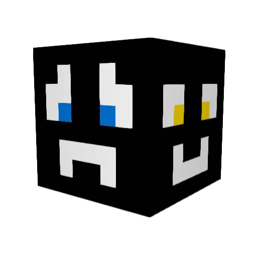 Itsm3PJ Minecraft avatar head, 3D render