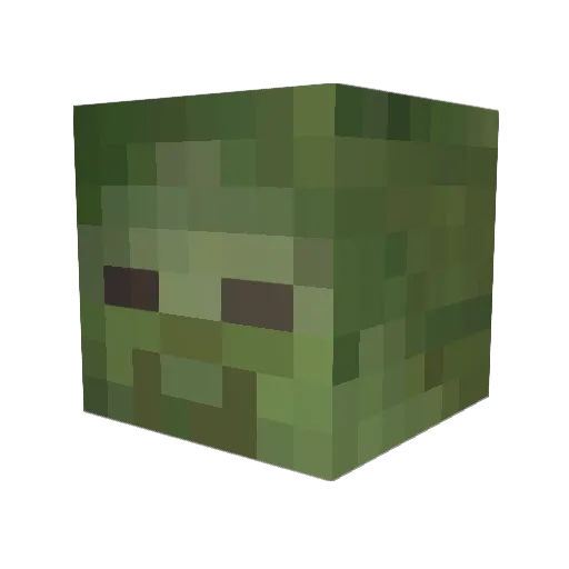 Itsmaarten2 Minecraft avatar head, 3D render