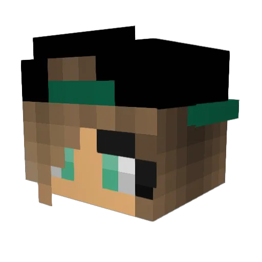 Itsme_Nina Minecraft avatar head, 3D render