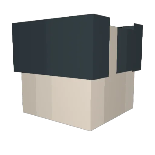 Itsme_to Minecraft avatar head, 3D render