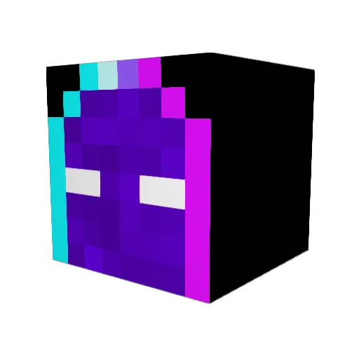 Itsrockinout Minecraft avatar head, 3D render