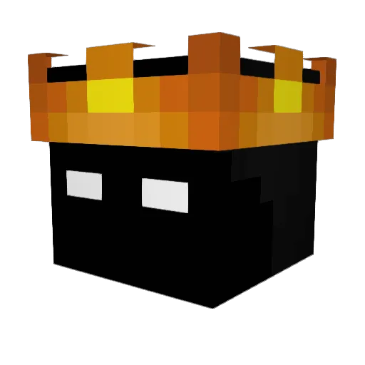 ItssCatt Minecraft avatar head, 3D render