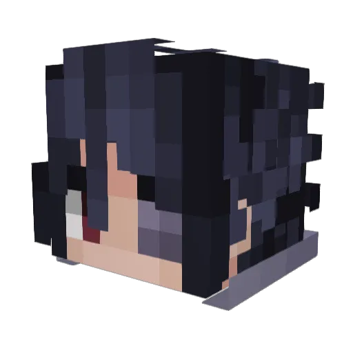 ItssDiddy Minecraft avatar head, 3D render