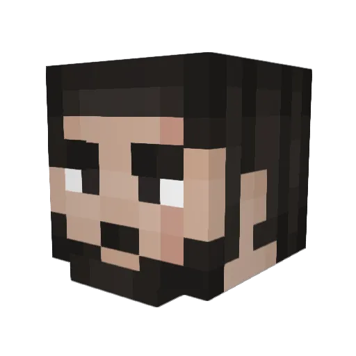 ItssMiikey Minecraft avatar head, 3D render