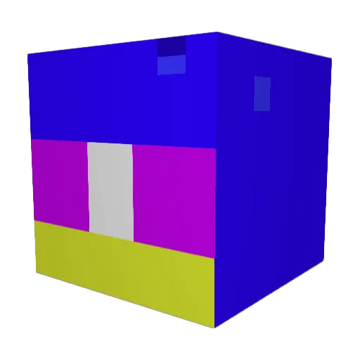 ItssThank Minecraft avatar head, 3D render