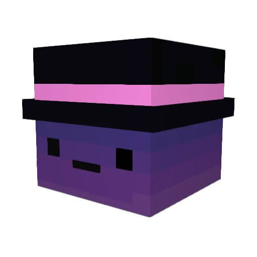ItssVexing Minecraft avatar head, 3D render