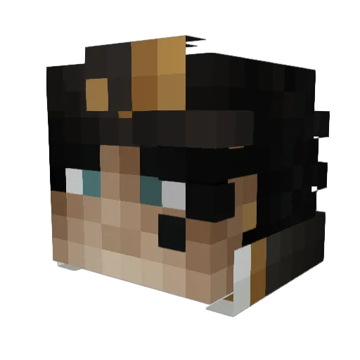 ItsukiTanaka8113 Minecraft avatar head, 3D render